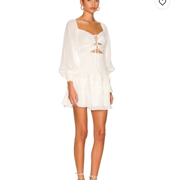 White Marietta Dress - Revolve - ASTR The Label - Picture 2 of 4